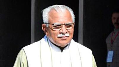 Haryana chief minister Manohar Lal Khattar said the state government had linked the old age pension with Parivar Pehchan Patra (PPP) in 2022 and subsequently the eligibility of about 1.40 lakh elderly got verified automatically. (HT File)