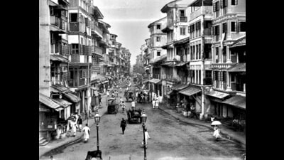 In the city of gold: Borah Bazaar, Bombay, 1935. (Getty Images)