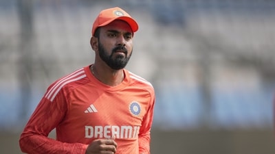 India's KL Rahul during a practice session ahead of the ICC Men's Cricket World Cup 2023 match (PTI) India's KL Rahul during a practice session ahead of the ICC Men's Cricket World Cup 2023 match (PTI)