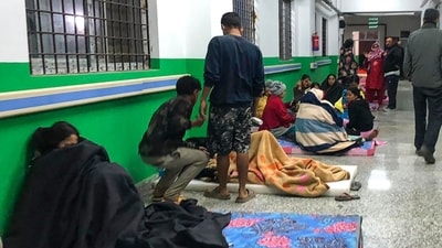 According to the National Earthquake Monitoring and Research Centre, the earthquake with an epicentre in Jajarkot district, about 500km west of Kathmandu, was recorded at 11:47 pm. (AFP) According to the National Earthquake Monitoring and Research Centre, the earthquake with an epicentre in Jajarkot district, about 500km west of Kathmandu, was recorded at 11:47 pm. (AFP)