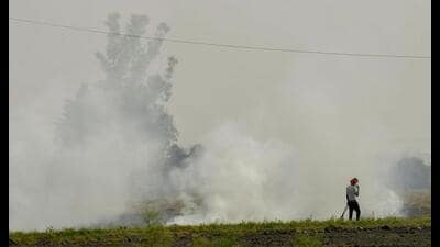 The spike in farm fires in the past one week has worsened the air quality in Punjab. Analysis of the Central Pollution Control Board (CPCB) data reveals that the air quality this year is worse than the corresponding period last year. The spike in farm fires in the past one week has worsened the air quality in Punjab. Analysis of the Central Pollution Control Board (CPCB) data reveals that the air quality this year is worse than the corresponding period last year.