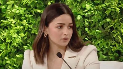 Alia Bhatt was a speaker at the HTLS 2023. Alia Bhatt was a speaker at the HTLS 2023.