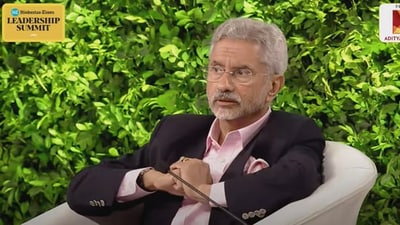 External affairs minister S Jaishankar speaks at the HTLS 2023. External affairs minister S Jaishankar speaks at the HTLS 2023.
