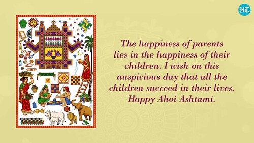 Mothers observe a fast on Ahoi Ashtami for their child's health, prosperity and well-being. (HT PHOTO) Mothers observe a fast on Ahoi Ashtami for their child's health, prosperity and well-being. (HT PHOTO)
