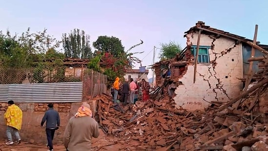 The remote mountainous region of the Himalayan country experienced the most destructive earthquake since 2015, leading to the destruction of hundreds of houses.(AP)