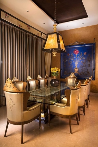 The furniture showcased in the exhibition utilises the same woodworking technique as that employed in Khatamband. The furniture showcased in the exhibition utilises the same woodworking technique as that employed in Khatamband.