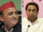 Samajwadi Party chief Akhilesh Yadav and Madhya Pradesh Congress chief Kamal Nath.