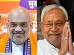 Union home minister Amit Shah and Bihar chief minister Nitish Kumar. Union home minister Amit Shah and Bihar chief minister Nitish Kumar.