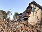 Houses collapsed after an earthquake in Nepal's Jajarkot on November 5. Houses collapsed after an earthquake in Nepal's Jajarkot on November 5.