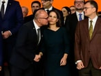 Croatia foreign minister kisses his German counterpart Croatia foreign minister kisses his German counterpart