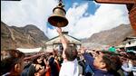 Congress leader Rahul Gandhi at Kedarnath on Sunday. (Image posted on X by Congress)