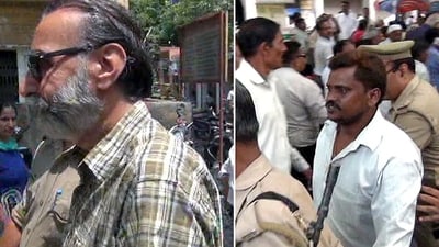 Suspect Surender Koli, who has been acquitted in 12 cases, and Maninder Singh Pandher, who has been acquitted in two cases, in connection with the 2005-2006 Nithari serial killing cases. (ANI) Suspect Surender Koli, who has been acquitted in 12 cases, and Maninder Singh Pandher, who has been acquitted in two cases, in connection with the 2005-2006 Nithari serial killing cases. (ANI)