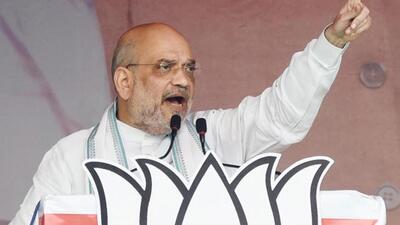 Bihar caste survey is an “illusion,” says Union home minister Amit Shah. (ANI) Bihar caste survey is an “illusion,” says Union home minister Amit Shah. (ANI)