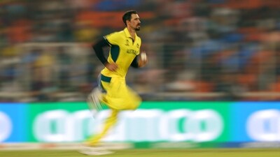 Mitchell Starc in action (REUTERS)