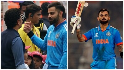 Sachin Tendulkar shared a special message for Virat Kohli following his brilliant knock (Reuters)