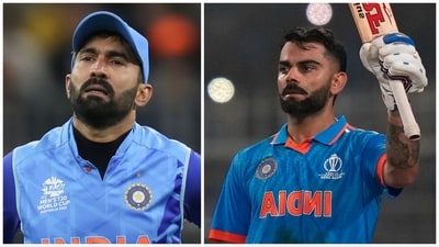 Karthik issued a big statement during India's World Cup match against South Africa (AP) Karthik issued a big statement during India's World Cup match against South Africa (AP)