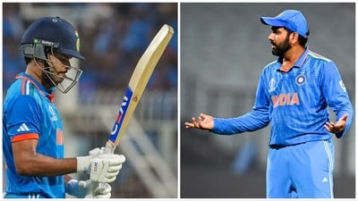 Rohit Sharma gave his honest take on Shreyas Iyer's form (AFP-PTI) Rohit Sharma gave his honest take on Shreyas Iyer's form (AFP-PTI)