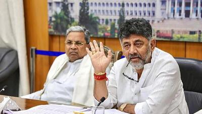DK Shivakumar told the media that chief minister Siddaramaiah had instructed all ministers not to make public statements on the internal affairs of the party and the government. (PTI) DK Shivakumar told the media that chief minister Siddaramaiah had instructed all ministers not to make public statements on the internal affairs of the party and the government. (PTI)