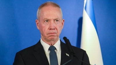 Israeli Minister of Defence Yoav Gallant. (AFP)