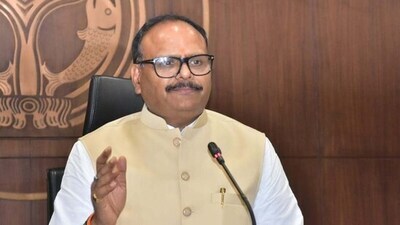 Uttar Pradesh deputy chief minister Brajesh Pathak (HT File Photo)