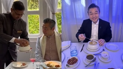 Japan ambassador Hiroshi Suzuki enjoying biryani in Lucknow. (X/@HiroSuzukiAmbJP) Japan ambassador Hiroshi Suzuki enjoying biryani in Lucknow. (X/@HiroSuzukiAmbJP)