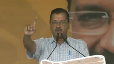 Delhi chief minister Arvind Kejriwal addresses a rally in Haryana's Rohtak on Sunday. (X/ANI) Delhi chief minister Arvind Kejriwal addresses a rally in Haryana's Rohtak on Sunday. (X/ANI)