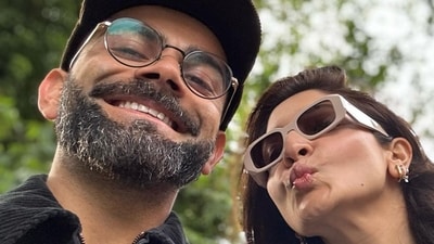 Anushka Sharma shared a happy selfie with Virat Kohli on his birthday. Anushka Sharma shared a happy selfie with Virat Kohli on his birthday.