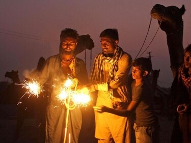 Experience the enchanting and spiritual Diwali celebrations in Pushkar. (PTI photo) Experience the enchanting and spiritual Diwali celebrations in Pushkar. (PTI photo)