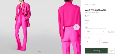 Kareena's scarf top is from the brand Valentino and comes with a price tag of ₹1.30 lakh. (harrods.com) Kareena's scarf top is from the brand Valentino and comes with a price tag of ₹1.30 lakh. (harrods.com)