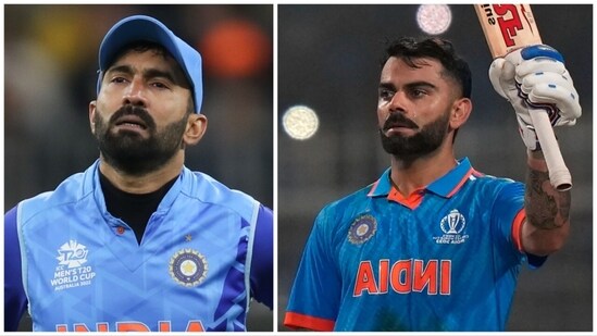 Karthik issued a big statement during India's World Cup match against South Africa (AP)