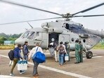 Polling officials leave for poll duty from left-wing extremism-affected areas of Dantewada ahead of the first phase of voting for Chhattisgarh Assembly elections, on Monday, Polling officials leave for poll duty from left-wing extremism-affected areas of Dantewada ahead of the first phase of voting for Chhattisgarh Assembly elections, on Monday,