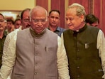 Jodhpur: Rajasthan Chief Minister and Congress leader Ashok Gehlot with party chief Mallikarjun Kharge. Jodhpur: Rajasthan Chief Minister and Congress leader Ashok Gehlot with party chief Mallikarjun Kharge.