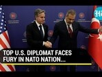 TOP U.S. DIPLOMAT FACES FURY IN NATO NATION... TOP U.S. DIPLOMAT FACES FURY IN NATO NATION...