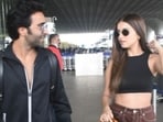 Tara Sutaria and Aadar Jain at Mumbai airport: (File Photo/ Varinder Chawla)