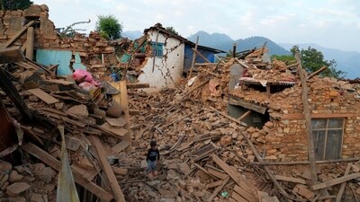 The survivors of the catastrophe cremated their deceased relatives on Sunday. (AP) The survivors of the catastrophe cremated their deceased relatives on Sunday. (AP)