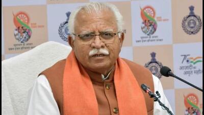 As per the schedule, Khattar will initiate the Jan Samvad from Partapnagar village on Wednesday at 12 pm. The session will be held at 3 pm at Chhachhrauli village and Jagadhari city at 5 pm. (HT File)