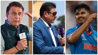 Sunil Gavaskar revealed why he was unable to ask Shreyas Iyer a single question (HT-ANI-Reuters) Sunil Gavaskar revealed why he was unable to ask Shreyas Iyer a single question (HT-ANI-Reuters)