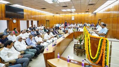 The Aam Admi Party (AAP) legislative group meeting on Monday. (HT Photo) The Aam Admi Party (AAP) legislative group meeting on Monday. (HT Photo)