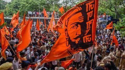 The long-standing agitation over the demand for the Maratha reservation turned violent after members of the largest community in the state set houses and offices of MLAs from the Maratha community on fire. (HT FILE)