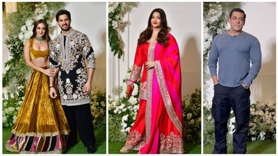 Kiara Advani, Sidharth Malhotra, Aishwarya Rai and Salman Khan at Manish Malhotra's Diwali bash. Kiara Advani, Sidharth Malhotra, Aishwarya Rai and Salman Khan at Manish Malhotra's Diwali bash.