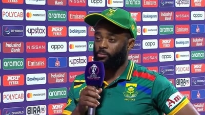 Temba Bavuma makes a hilarious reply after South Africa's World Cup loss to India Temba Bavuma makes a hilarious reply after South Africa's World Cup loss to India