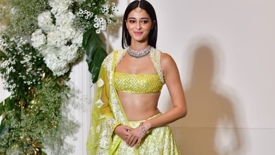 Ananya Panday looked pretty in a yellow lehenga at the Diwali bash. She also wore a neckpiece and mangtika. Her boyfriend Aditya Roy Kapur also attended the party but they didn't pose together for the paparazzi. Ananya Panday looked pretty in a yellow lehenga at the Diwali bash. She also wore a neckpiece and mangtika. Her boyfriend Aditya Roy Kapur also attended the party but they didn't pose together for the paparazzi. 