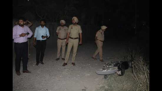 Investigators said Manjeet and his accomplice, who fled, were tasked by gangsters Goldy Brar and Saba USA to eliminate a Zirakpur-based businessman. (HT Photo)