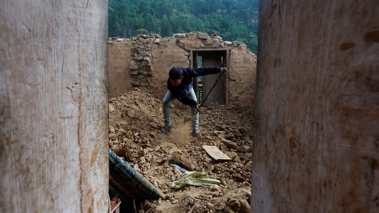 Those displaced now are sheltering under a tarpaulin which has now become a new home for them and for the time being, is shielding them from cold, however, the worst is yet to come.&nbsp;(REUTERS)