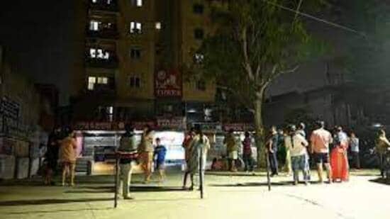 People came out of their buildings and other establishments for safety but no casualty was reported. (For Representation)