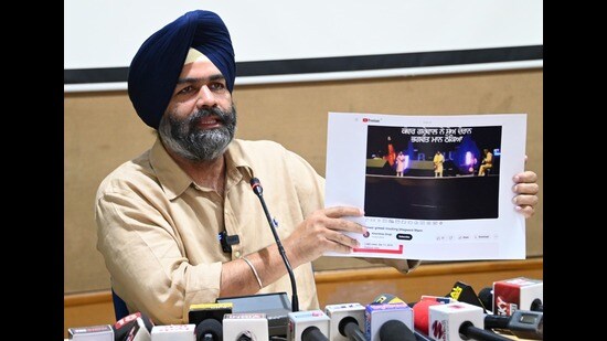 Shiromani Akali Dal (SAD) general secretary Parambans Singh ‘Bunty’ Romana