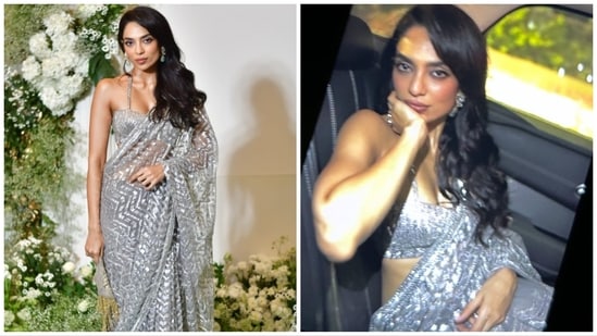 Sobhita Dhulipala's look for Manish Malhotra's Diwali party.