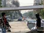Local media in Myanmar reported on Saturday that one Chinese person was killed and another two wounded after the military shelled the town of Laiza. (Reuters/File)