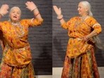 Woman dancing energetically to Coke Studio’s Khalasi. 