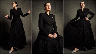 Sonam Kapoor, the ultimate fashionista of B-town is here to show you how to slay black like a pro. Sonam is an absolute stunner who can turn any outfit into a glamorous affair, be it a saritorial saree or a chic jumpsuit, the diva knows how to turn heads with her incredible fashion sense. After showing off her fashion finesse in a mesmerising gold saree at Manish Malhotra's Diwali party, Sonam slipped effortlessly into a black ensemble that oozes grace and elegance. Scroll down to take some fashion notes. (Instagram/@sonamkapoor) Sonam Kapoor, the ultimate fashionista of B-town is here to show you how to slay black like a pro. Sonam is an absolute stunner who can turn any outfit into a glamorous affair, be it a saritorial saree or a chic jumpsuit, the diva knows how to turn heads with her incredible fashion sense. After showing off her fashion finesse in a mesmerising gold saree at Manish Malhotra's Diwali party, Sonam slipped effortlessly into a black ensemble that oozes grace and elegance. Scroll down to take some fashion notes. (Instagram/@sonamkapoor)